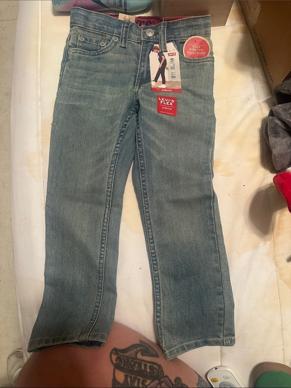 Levi's Light Blue Kids Stretch Denim Jeans